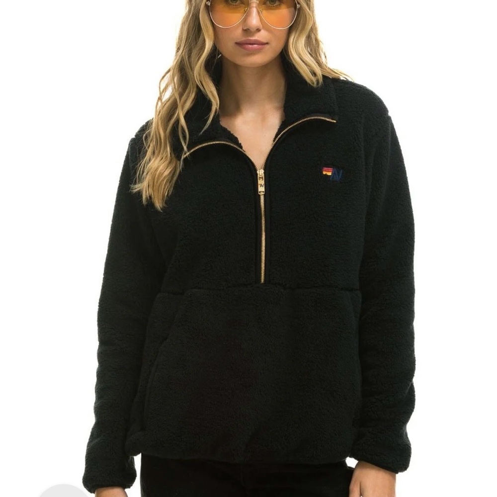 Aviator Nation Black Teddy Jacket